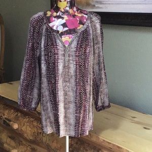 Snakeskin blouse